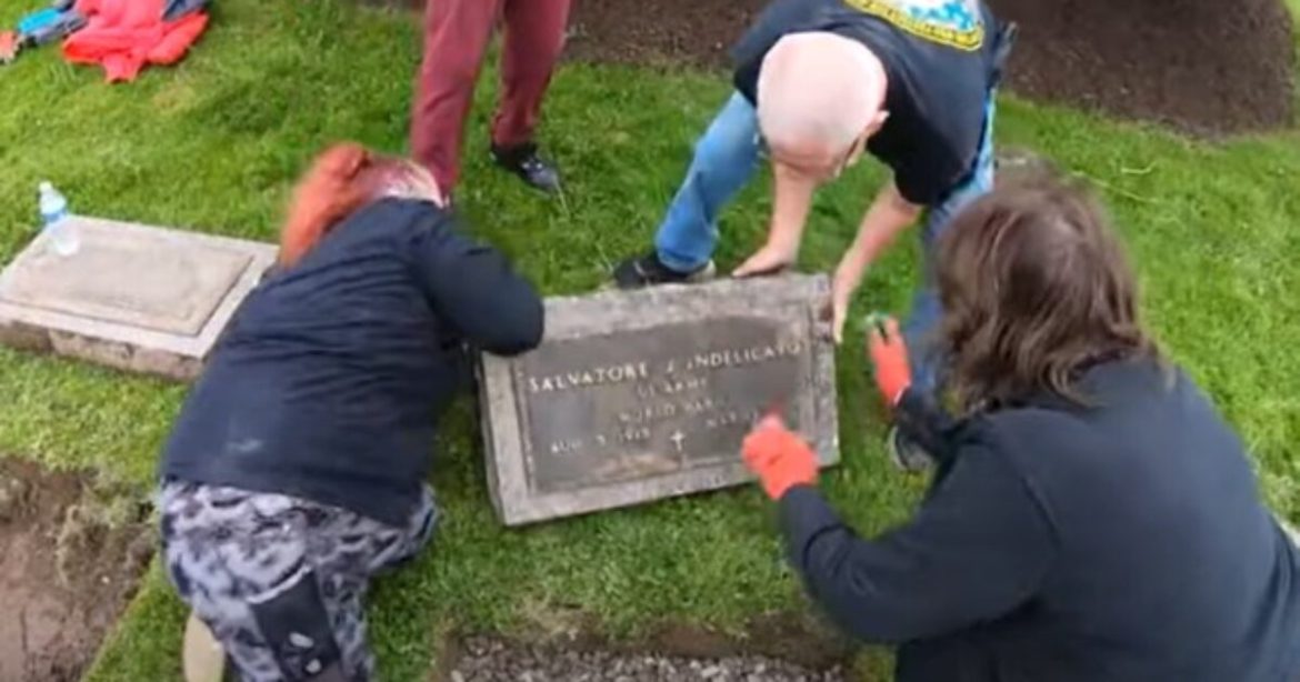 BEAUTIFUL: High School Students in New York Volunteered to Restore the Gravestones of Hundreds of Veterans (VIDEO)